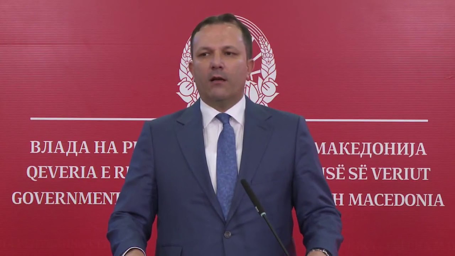 ⁣Спасовски: „Спроведувањето на Законот на јазиците е на добар пат“