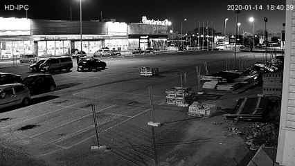 Una càmera de seguretat mostra el moment de l'explosió