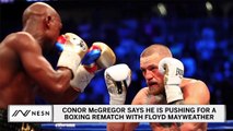 Conor McGregor Pushing For Boxing Rematch With Floyd Mayweather