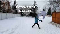 À Calgary, il fait si froid qu'on peut jouer au frisbee avec ses vêtements