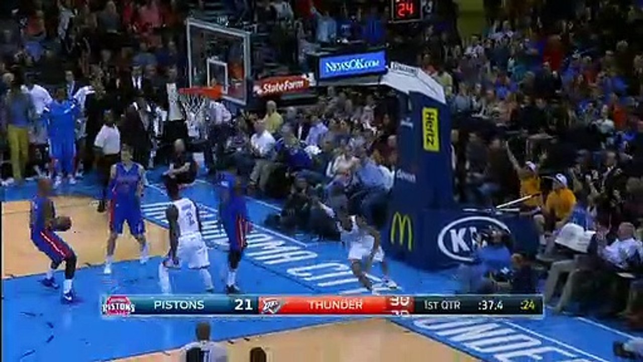 Detroit Pistons 96-89 Oklahoma City Thunder