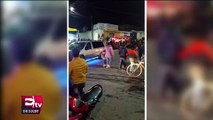 Borrachos en Puebla les queman su camioneta tras atropellar a mujer