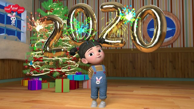 Sign language|BSL alphabet song|kids Happy new year 2020 #deaf #signlanguage #bsl