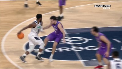 Justin Dentmon rentre un lay-up superbe ! - Basketball Champions League / Pau - Burgos