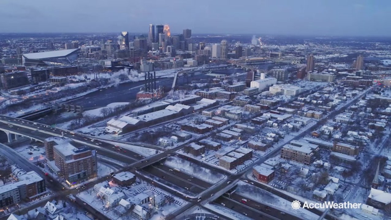 Hardest-hit major cities during the winter