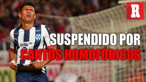 Jesús Gallardo es suspendido por gritos homofóbicos