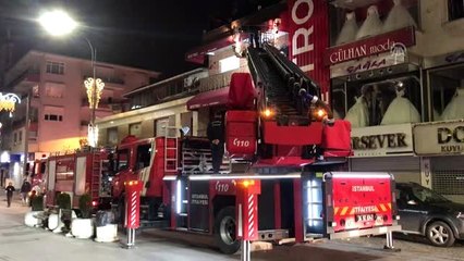 İstanbul'da kafede çıkan yangın söndürüldü