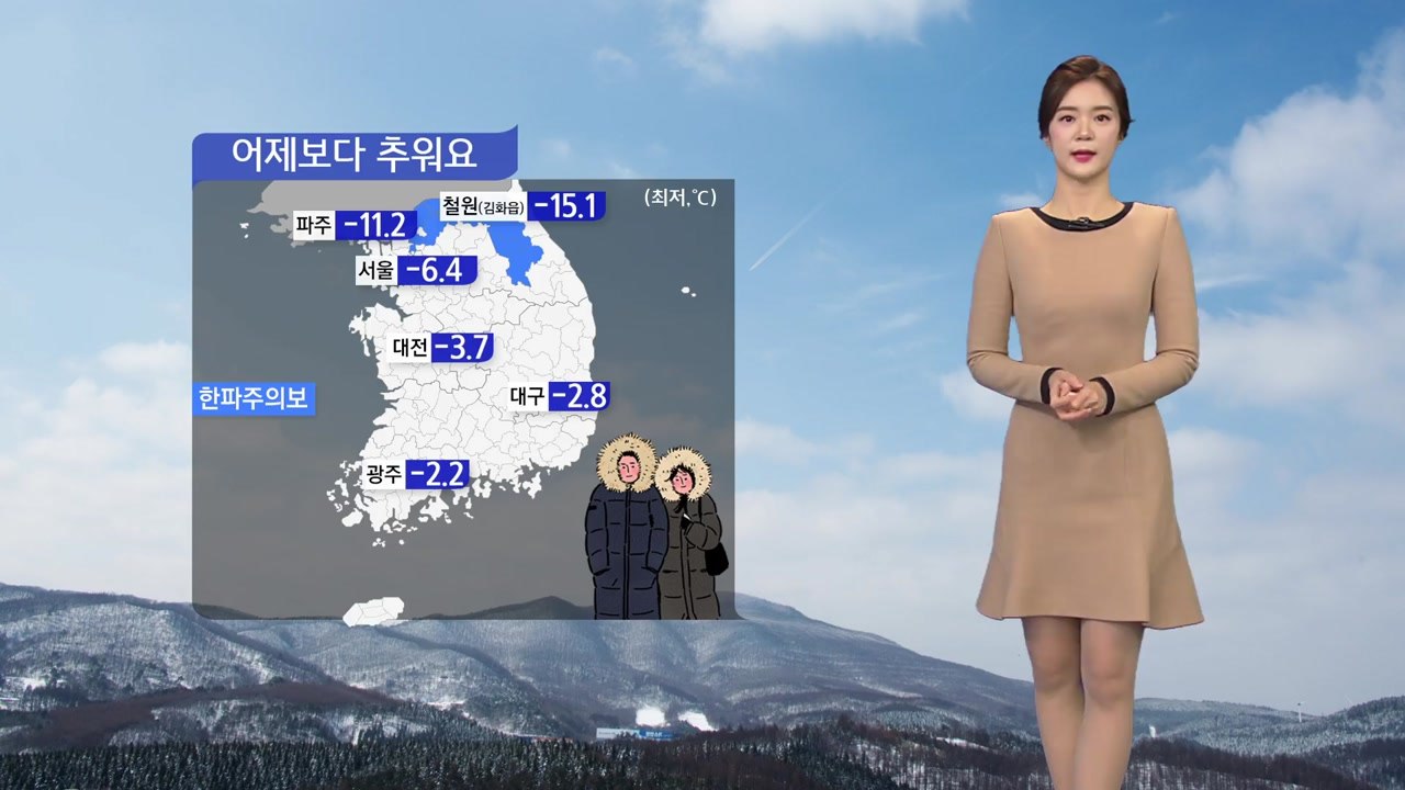 [날씨] 추위 낮부터 풀려...공기 깨끗 / YTN