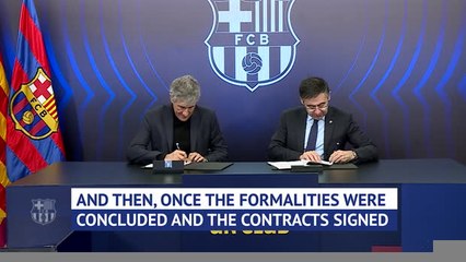 Behind the Scenes: Setien starts life at Barcelona