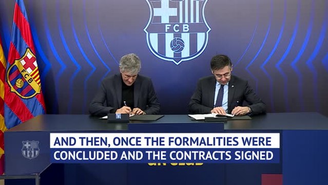 Behind the Scenes: Setien starts life at Barcelona