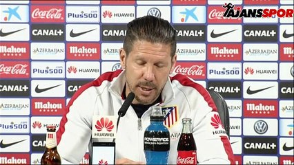 Simeone: 'Rekora odaklanmış değilim'