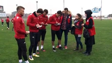 Samsunsporlu futbolculardan Afrin’deki askerlere destek mesajı
