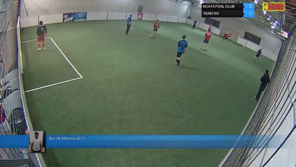 But de Maxime (2-1) - NCA FUTSAL CLUB Vs TEAM SG - 14/01/20 19:00 - LIGUE 3 - Poitiers Game Parc