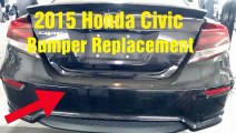 2015 Honda Civic Rear Bumper Replacement