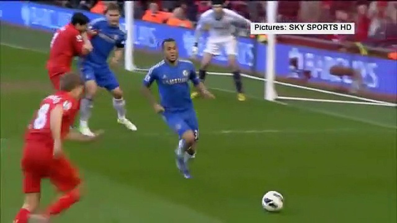 Luis Suarez Branislav Ivanovic