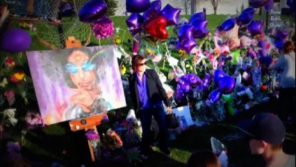 Prince Funeral Prince s friends, Sheila E and Larry Graham