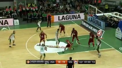 Aslan iki maç sonra güldü! Zielona Gora: 75-78 G.Saray Liv Hospital