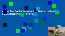 About For Books  Introduction to International Political Economy  For Free
