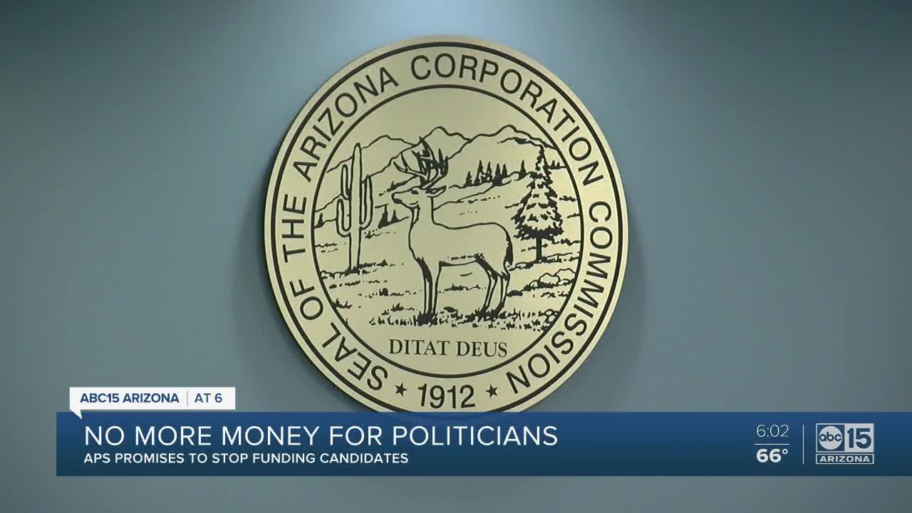 APS promises to stop funding races for corporation commissioner