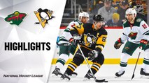 NHL Highlights | Wild @ Penguins 01/14/20