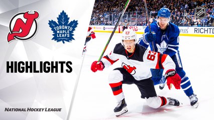 NHL Highlights | Devils @ Maple Leafs 01/14/20