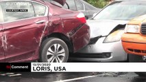 شاهد آثار إعصار ضرب بلدة لوريس في ولاية كارولاينا الجنوبية