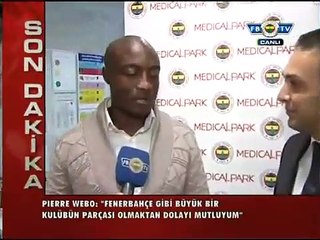 Pierre Webo: "Çok mutluyum"
