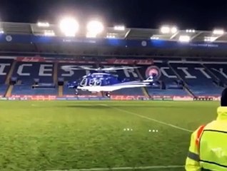 Leicester City'nin Başkanı'nın hayatını kaybettiği helikopter kazasında yeni görüntü