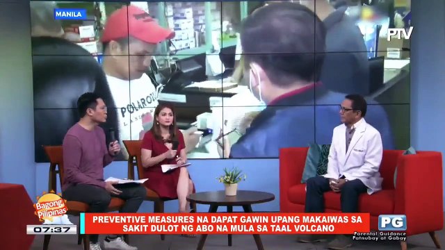 ON THE SPOT: Preventive measures na dapat gawin upang makaiwas sa sakit dulot ng abo ng Taal Volcano