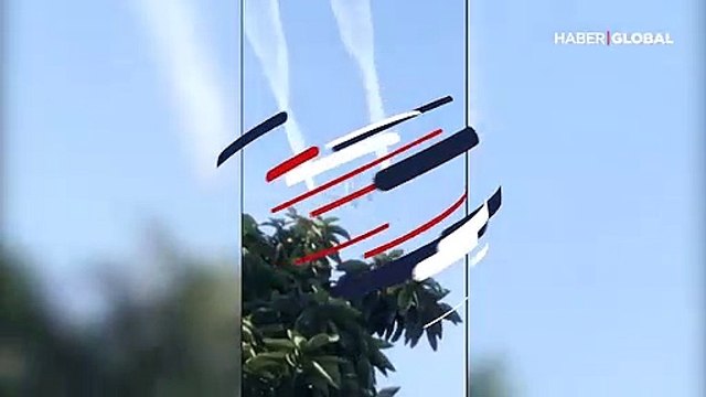 Acil iniş yapan uçak, yakıtını ilkokulun üstüne boşalttı