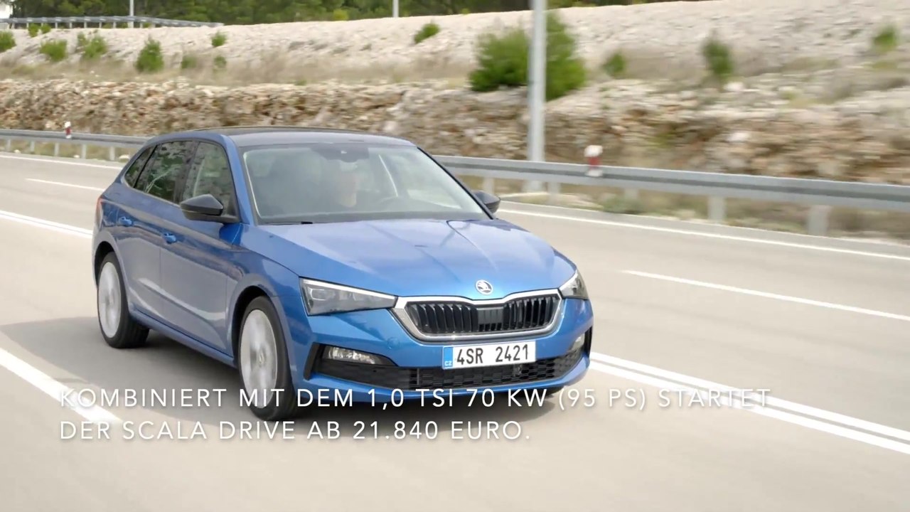 Der neue Kompakte als Jubiläumsmodell - der Skoda SCALA DRIVE 125