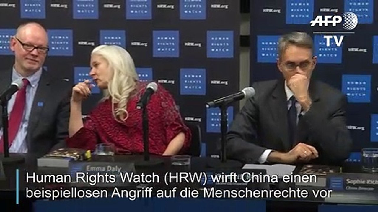 HRW wirft China massiven Angriff auf Menschenrechte vor