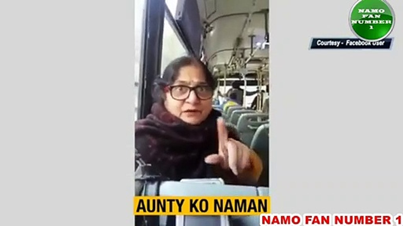 Pure Heart Se Salute This Aunty - Jai hind