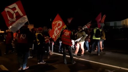 Blocage du dépôt des bus TUL le vendredi 15.01.2020 contre la réforme des retraites.