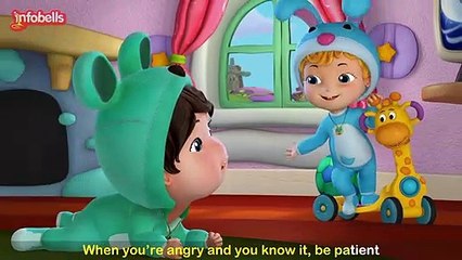 Good Habits Song for Kids - Don t Be Aggressive - Infobells
