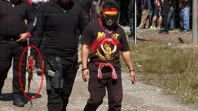 Gara-gara bawa parang kayu, peserta himpunan bantah PSS ditahan