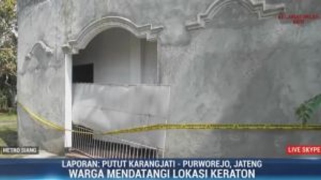 Keraton Agung Sejagat Dipasangi Garis Polisi