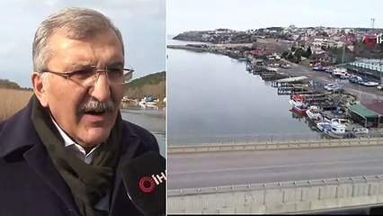 Kanalın Yapılacağı Riva Deresi Havadan Görüntülendi