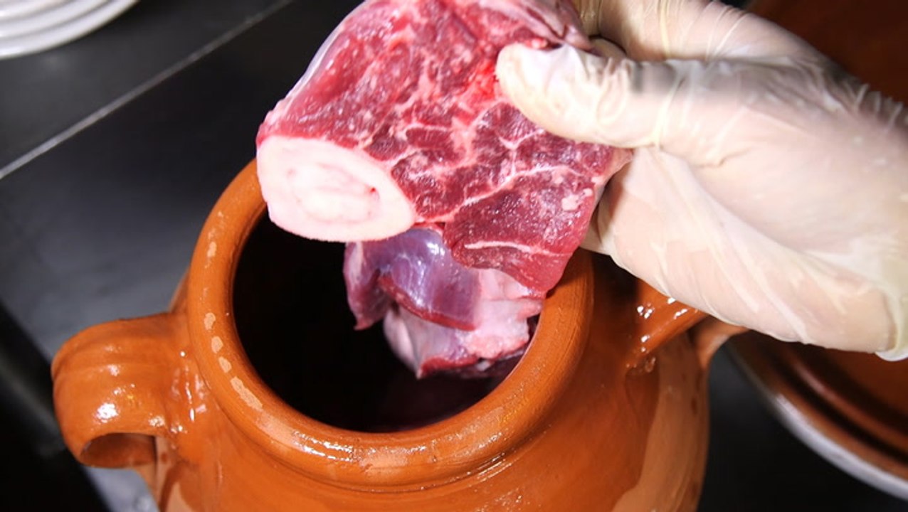 Tangia is a clay-pot dish popular in Marrakesh. Moroccan musician ABIR took us to try it out.