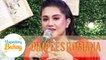 Dimples holds back her tears as she gives a message for her husband | Magandang Buhay