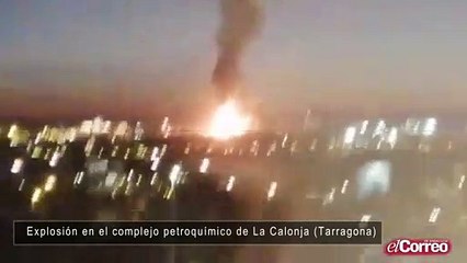 Explosión en planta petroquímica de La Canonja (Tarragona)
