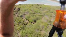 Un saut de 140 mètres en kitesurf