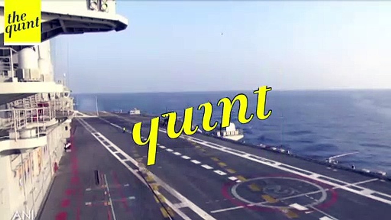 Naval version of Tejas successfully takes off from INS Vikramaditya
