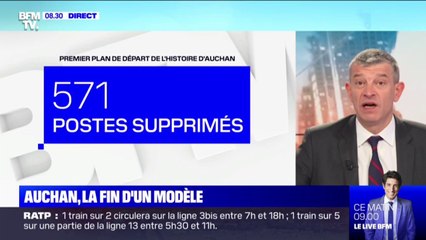 Auchan a annoncé une réduction de ses effectifs de 571 postes