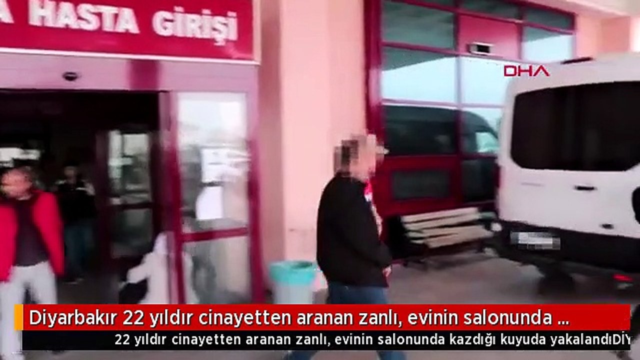 Diyarbakır 22 yıldır cinayetten aranan zanlı, evinin salonunda kazdığı kuyuda yakalandı