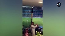 Así celebró Florentino Pérez el penalti decisivo de Sergio Ramos