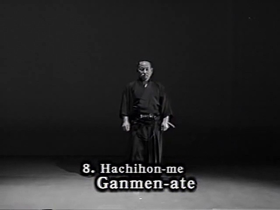 Iaido Kata Seitei 08 Hachihon-me - Ganmen-ate