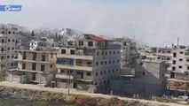 Russian warplanes bomb Maarat al-Nuaman city despite claimed ceasefire