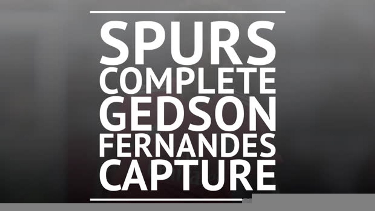 BREAKING NEWS: Spurs complete Gedson Fernandes capture