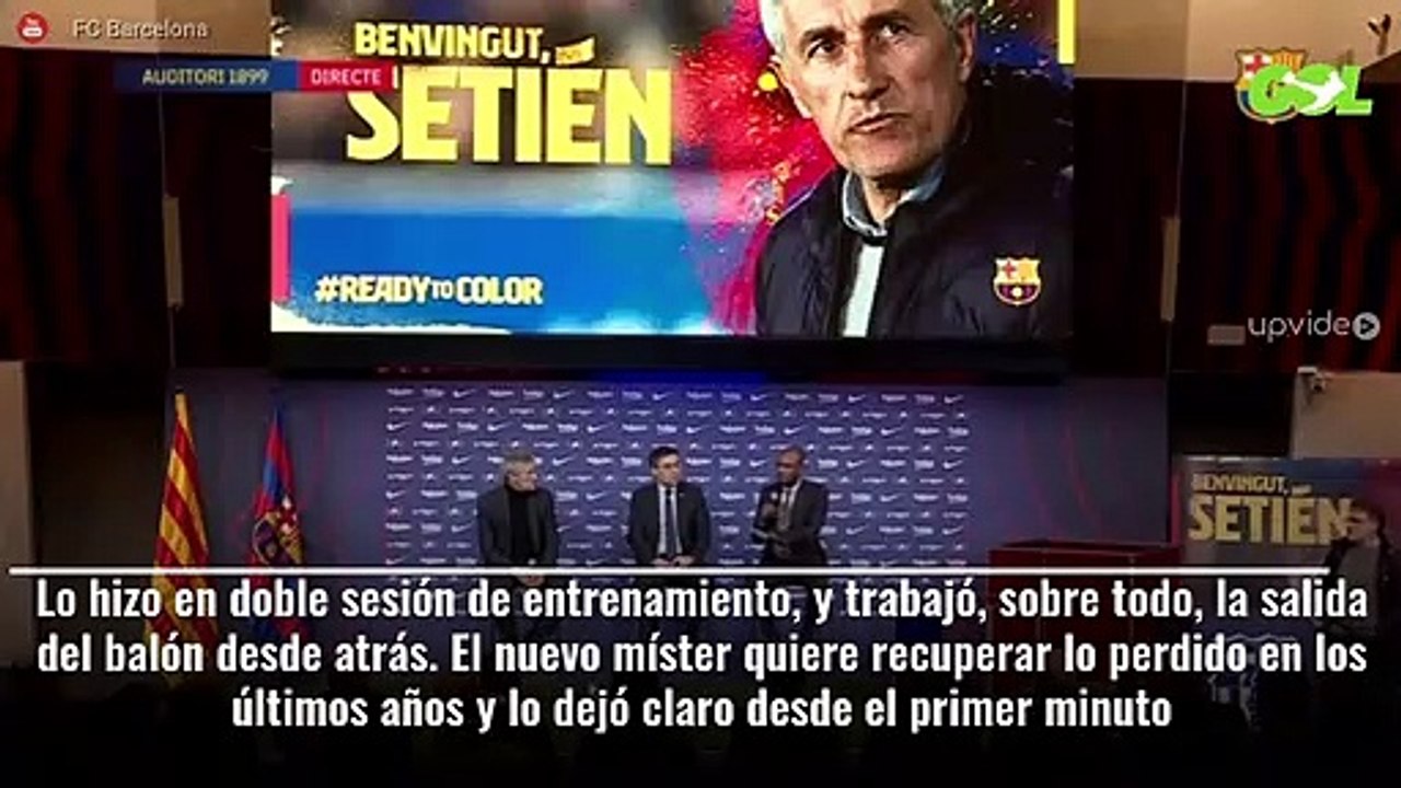 ¡Piqué y Quique Setién tienen la primera enganchada! Última hora en el Barça